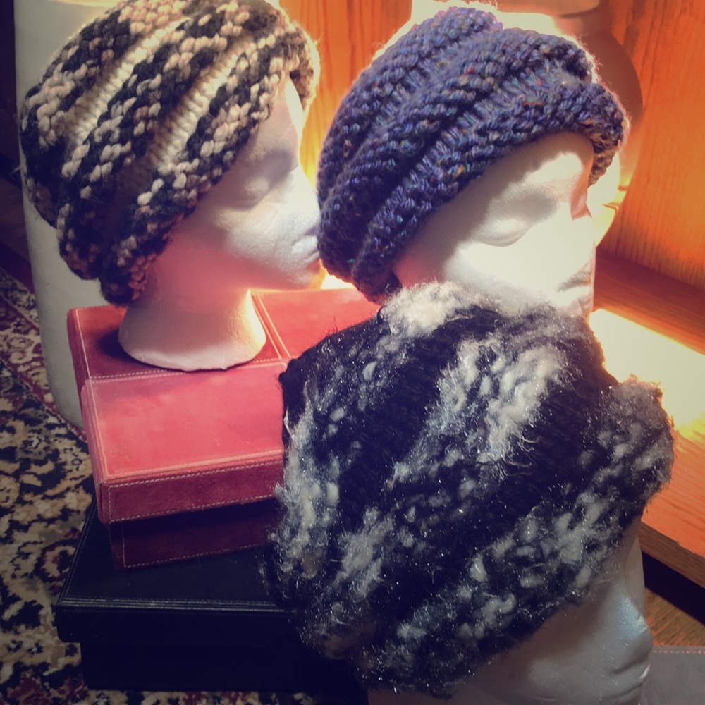 Handmade beehive slouch hats